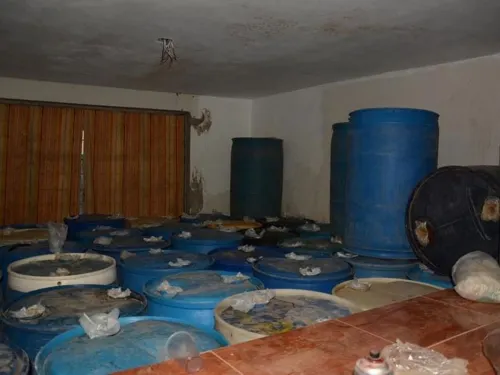 Así luce esta toma clandestina que conecta con una casa en Hidalgo