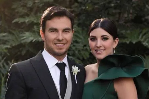 “Checo” Pérez se casa con Carola Martínez