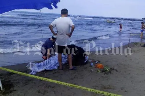 Poblano muere ahogado en  playas de Veracruz
