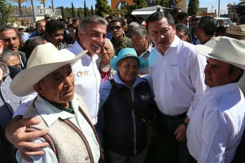 Osorio Chong y Gali fortalecen acciones de prevención por actividad volcánica