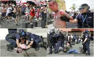 Hooligans ingleses se enfrentan a rusos en Marsella; hay cinco heridos