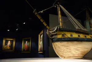 La fragata Mercedes desembarca en el Museo Nacional de Antropología