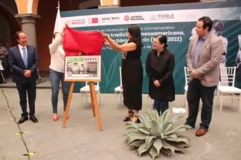 Devela Cultura de Puebla billete de la Lotería Nacional conmemorativo del pulque