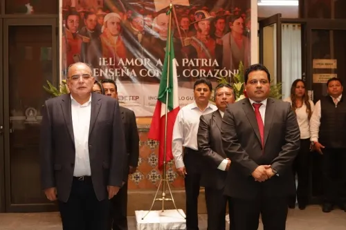 Setep encabeza ceremonia de conmemoración de la Independencia de México