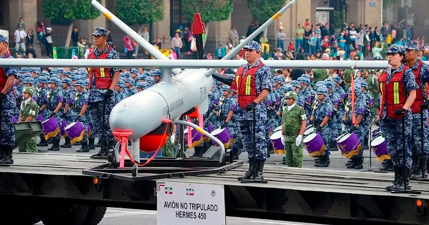 Hermes 450 Avion No Tripulado Ejercito Mexicano