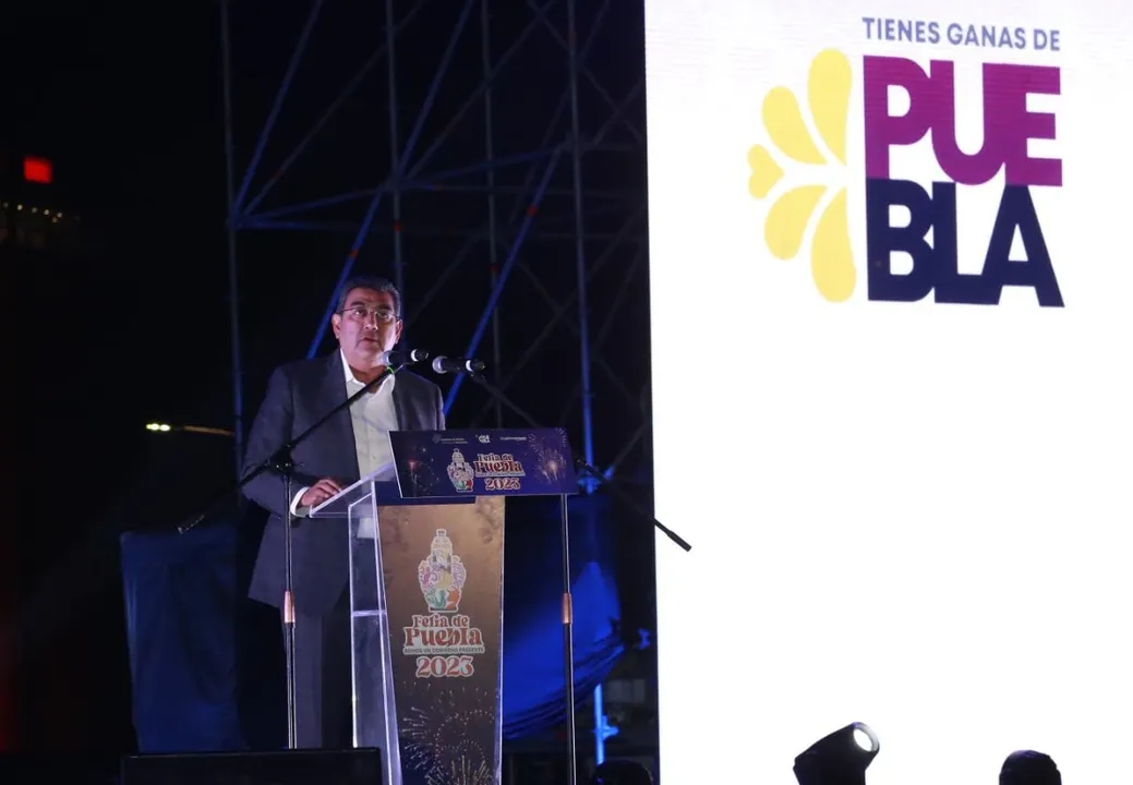 Simboliza la unión: Sergio Salomón presenta la Feria de Puebla 2023
