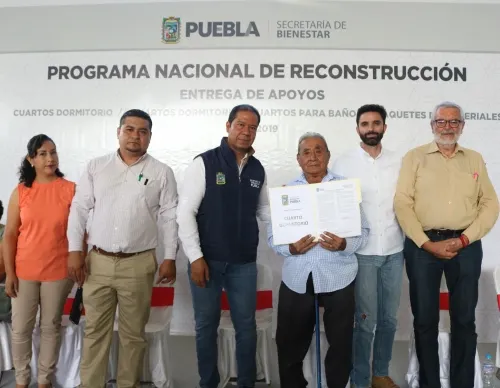 Secretaría de Bienestar entregó apoyos del Programa Nacional de Reconstrucción 2019