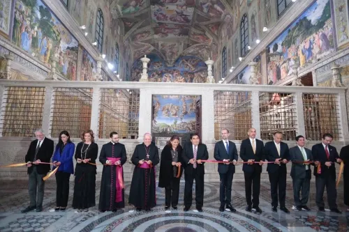 Encabeza Miguel Barbosa inauguración de la réplica fiel de la Capilla Sixtina en Puebla