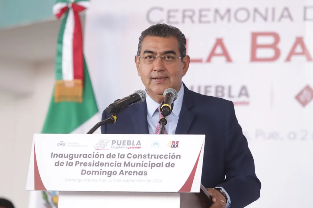 Preside Céspedes Peregrina inauguración de la nueva presidencia municipal de Domingo Arenas
