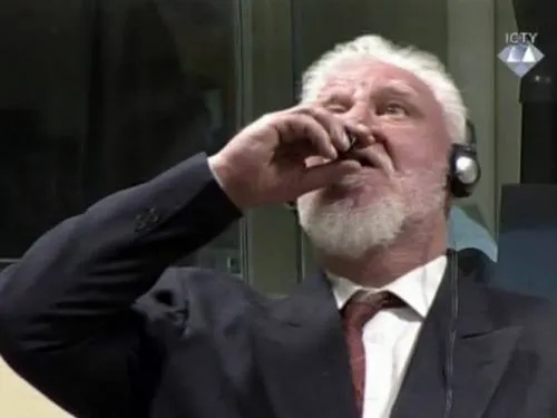 Confirman cianuro en sangre de Slobodan Praljak