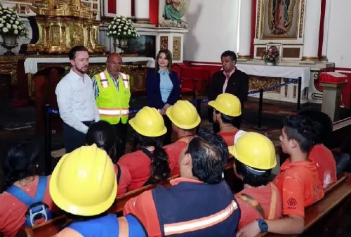 Jóvenes especialistas se suman a las tareas de restauración en templos de la Ciudad