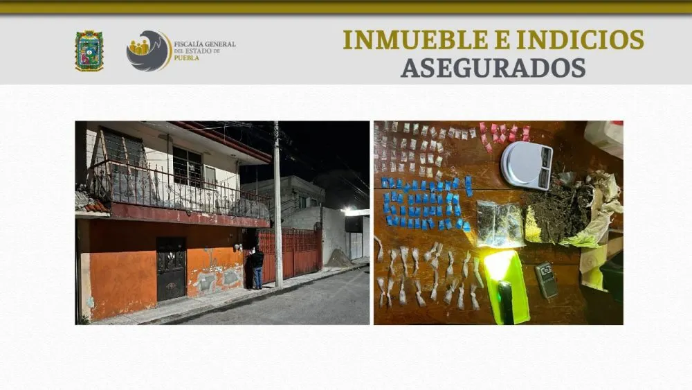 Casa de los detenidos por posesión de estupefacientes