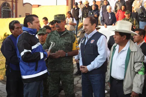 Realizan evacuación virtual de poblaciones cercanas al Popocatépetl