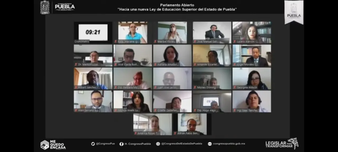 Realizan segunda mesa de trabajo del Parlamento Abierto sobre educación