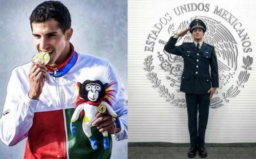 Rommel Pacheco, del trampolín a subteniente militar