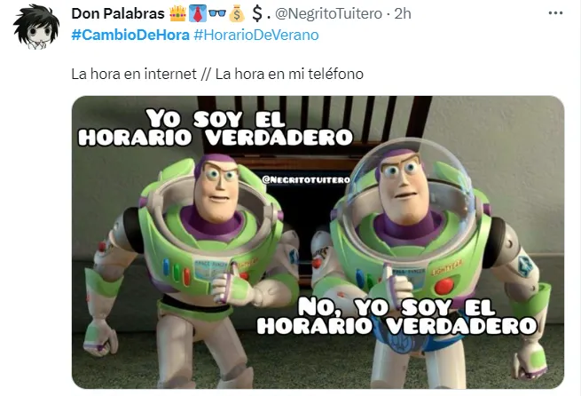 Reacciones cambio de horario