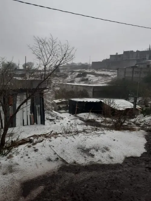 Tromba con granizo azota el municipio de Tehuacán