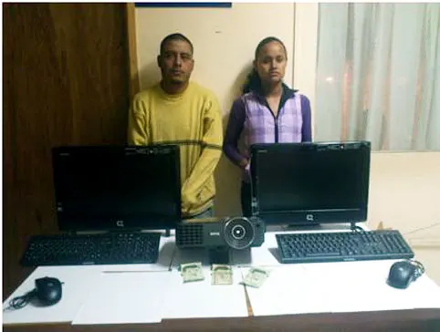 PGJ consigna a pareja acusada por robo y cohecho