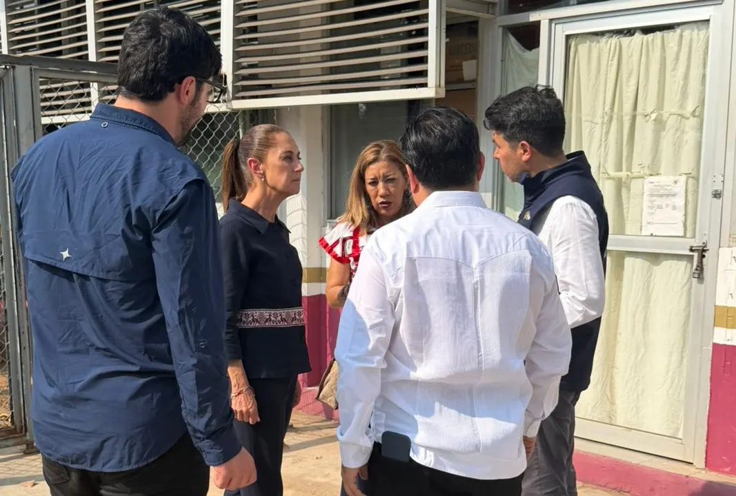 Llegada de Sheinbaum a Oaxaca