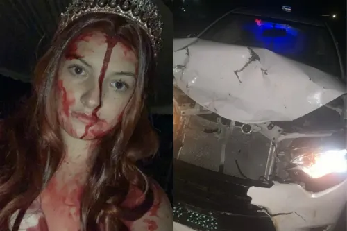 Sangre falsa en disfraz de Halloween engaña a paramédicos, dan por muerta a paciente tras accidente