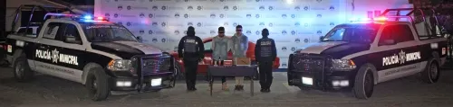 Detuvo policía municipal de al “rojo”, presunto líder narcomenudista