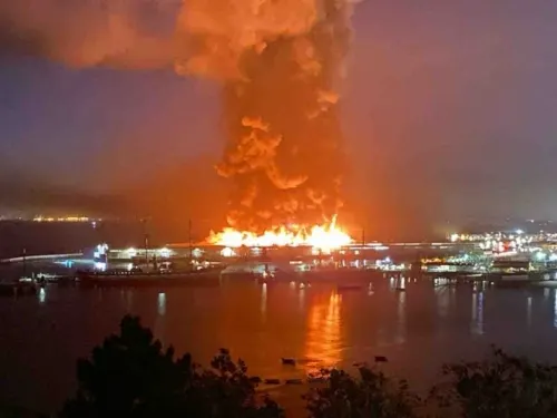 Fuego consume bodega en San Francisco; así se vivió el incendio