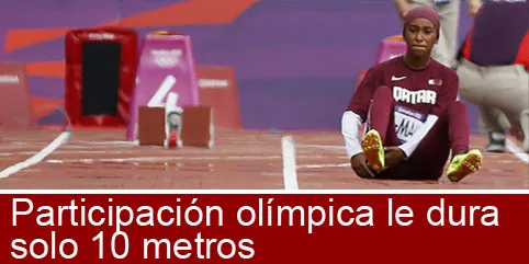 Su aventura olímpica dura diez metros