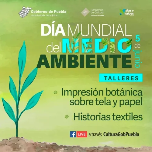Por Día Mundial del Medio Ambiente, Secretaría de Cultura lanza talleres en línea