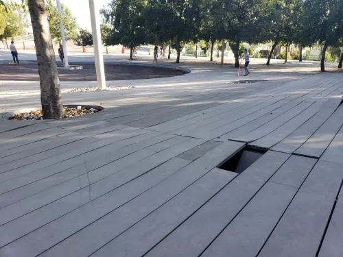 Daños y deterioro en La Mantarraya de Los Fuertes 