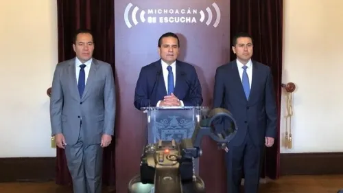 Aureoles nombra a Israel Patrón como secretario de Seguridad Pública de Michoacán