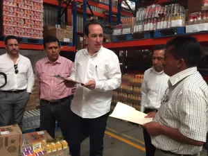 Supervisa Diconsa abasto de alimentos en almacenes de Querétaro