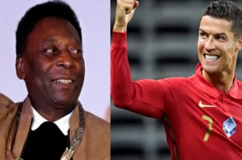 Pelé felicita a Cristiano Ronaldo por sus 100 goles con Portugal