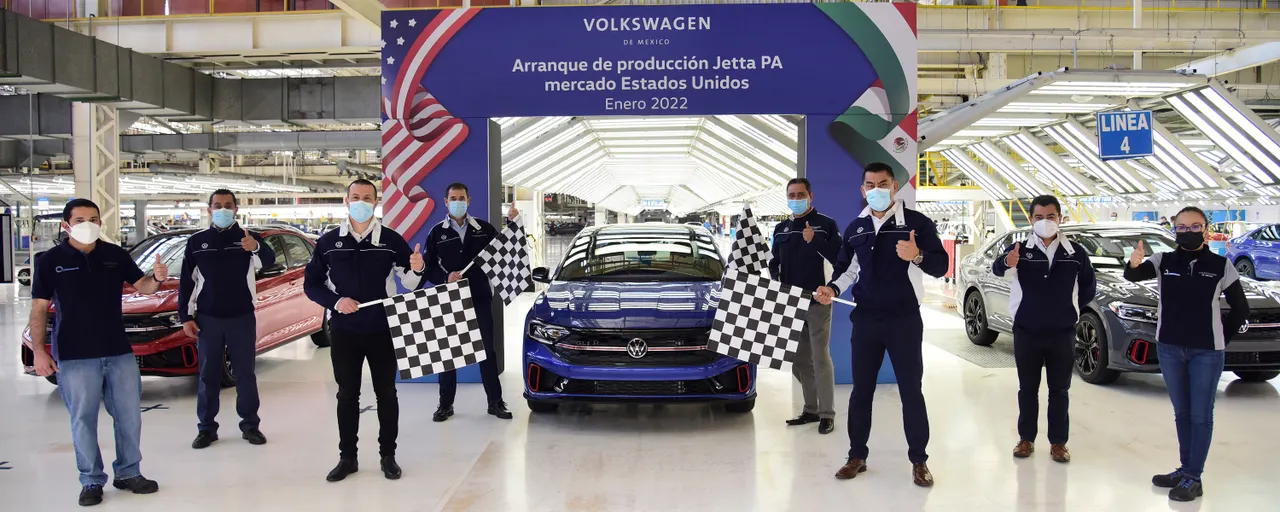 Arranca VW en Puebla la producción del Jetta 2022 para EU