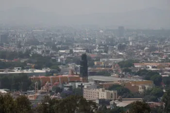 Calidad del aire en Puebla es regular pese a actividad del volcán Popocatépetl