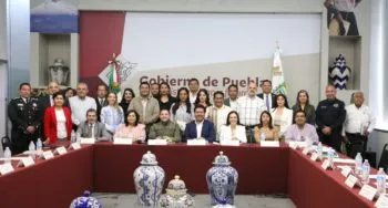 Celebra gobierno de Puebla sesión ordinaria del Consejo Estatal de Seguridad