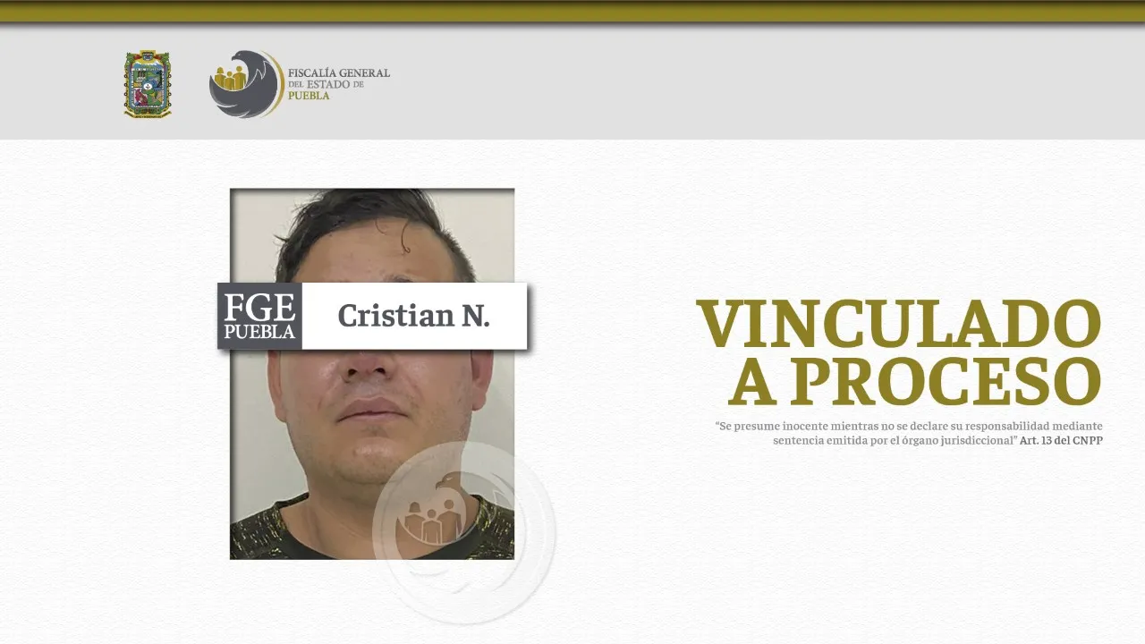 Vinculado a proceso por abuso sexual de una adolescente en San Andrés Cholula