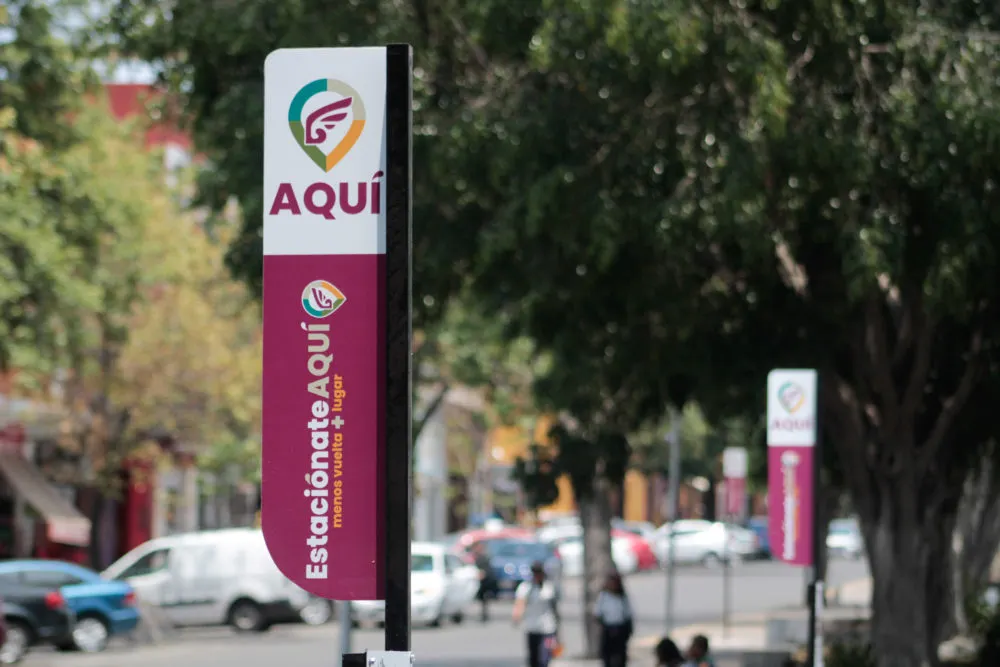 Parquímetros en Puebla