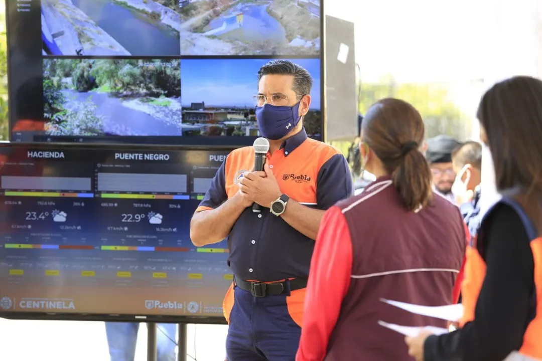 Con tres sistemas de alertamiento temprano, Ayuntamiento de Puebla previene tragedias por contingencias