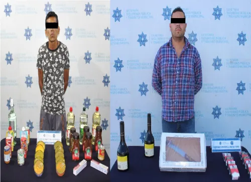 Detiene SSPTM  a dos probables asaltantes a tiendas Oxxo