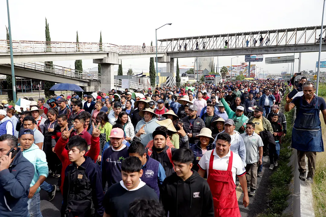 Locatarios Central De Abasto Marcha