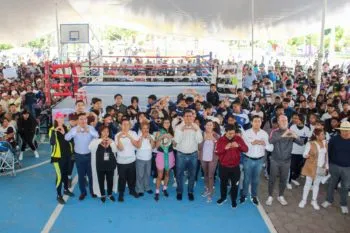 Secretaría de Deporte y Juventud de Puebla realiza activaciones en Acajete