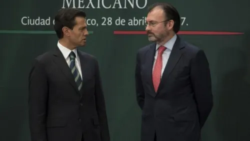 Advierte Santiago Nieto que investigaciones de corrupción podrían llegar a Peña Nieto y Videgaray