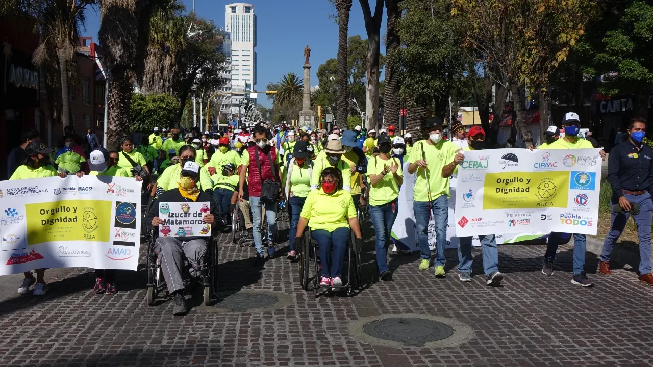 Marcha personas discapacitadas