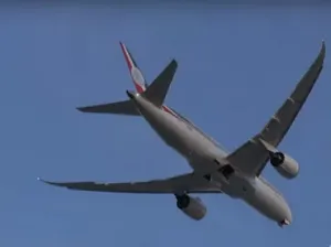 Hacen otra prueba con nuevo avión presidencial