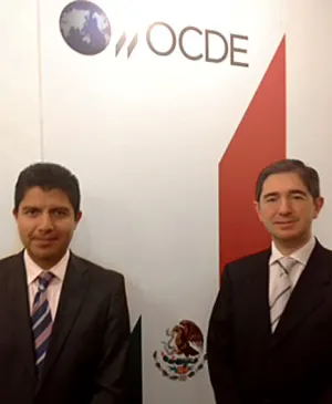 Eduardo Rivera Pérez sostiene reunión privada con embajador de México ante la OCDE