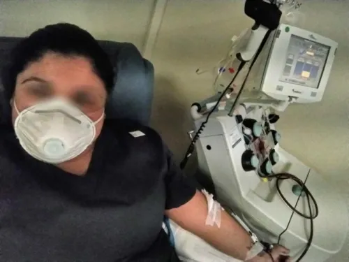 Enfermera del IMSS donará plasma por segunda ocasión