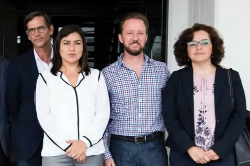 Claudia Rivera y Luis Banck se reunieron para abordar combate a la pobreza