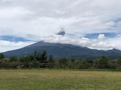 Mantiene baja actividad el volcán Popocatépetl: PC Estatal