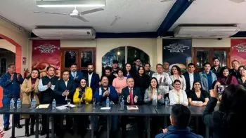 Genoveva Huerta acompaña a la Asociación de Periodistas y Comunicadores del Norte de Puebla