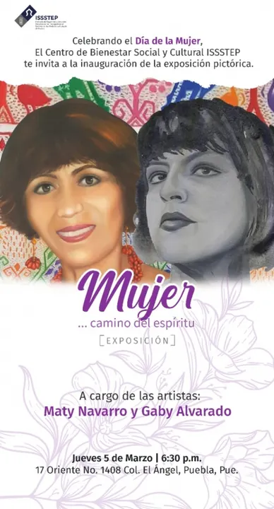 Invita ISSSTEP a exposición “mujer, camino del espíritu”